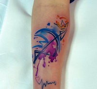 Watercolor tattoo Alex konti