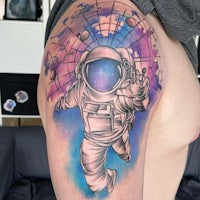 Tattoo Alex konti watercolor